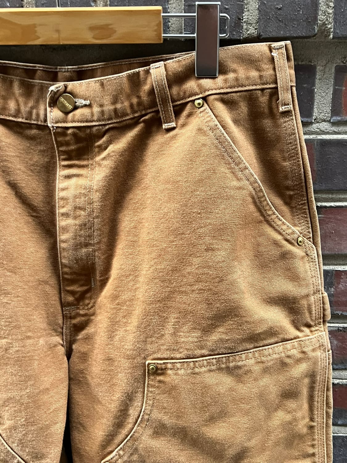 [36x30] 칼하트 USA MADE 더블니 워크팬츠 덕 캔버스 상품이미지5