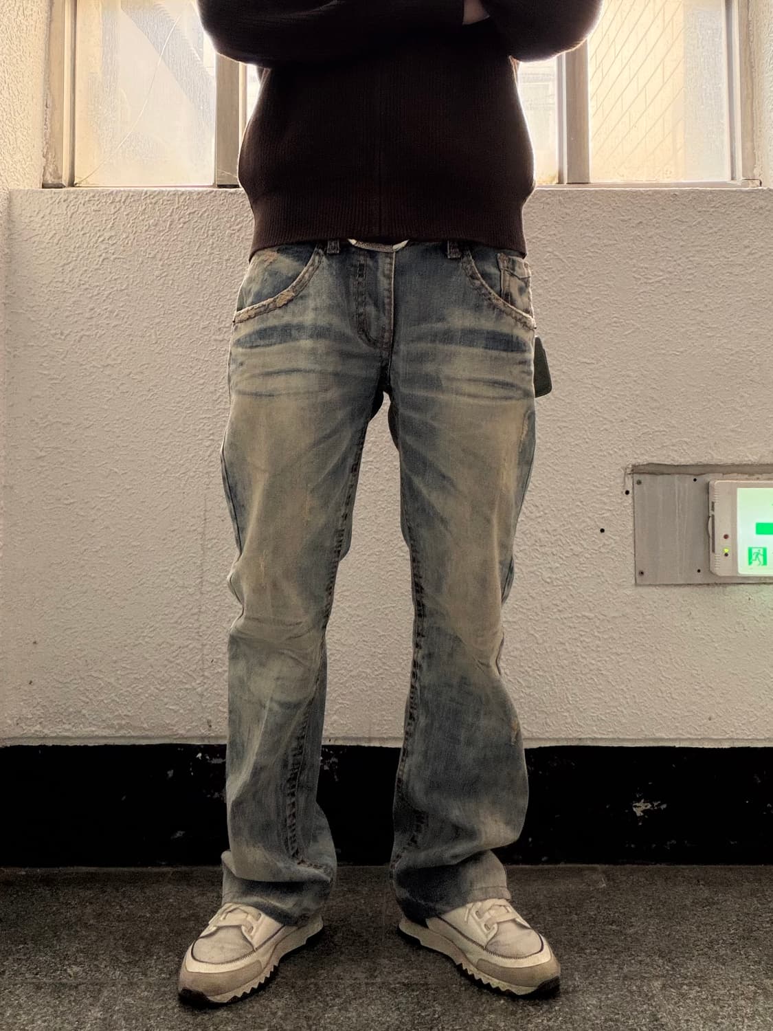 a233) 33 DPSR 빈티지 워싱 데님팬츠 상품이미지2