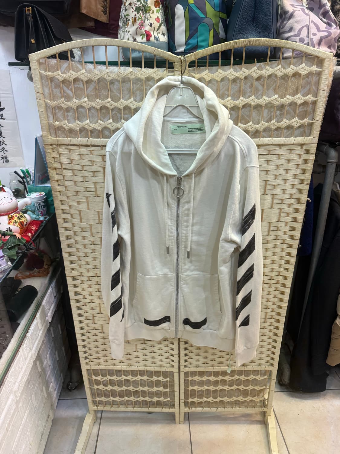 100-105 정품 오프화이트 애로우 후드집업 팝니다 상품이미지1