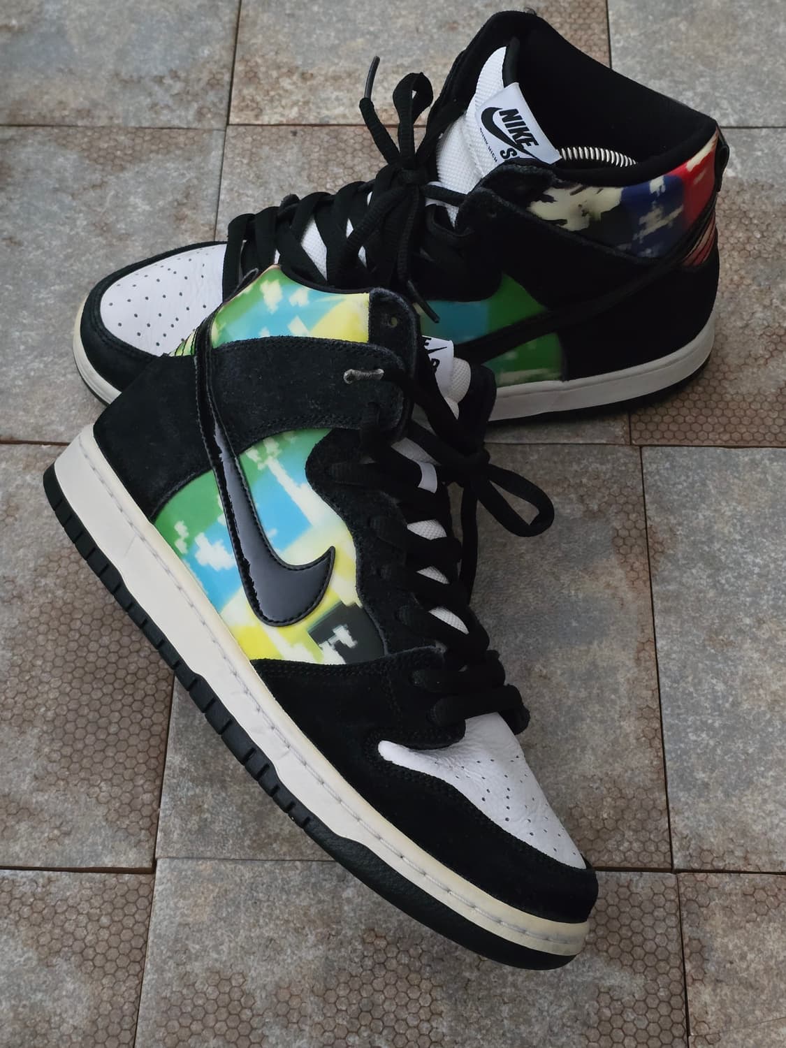(270)나이키 sb 덩크 하이 프로 테스트 패턴 상품이미지7