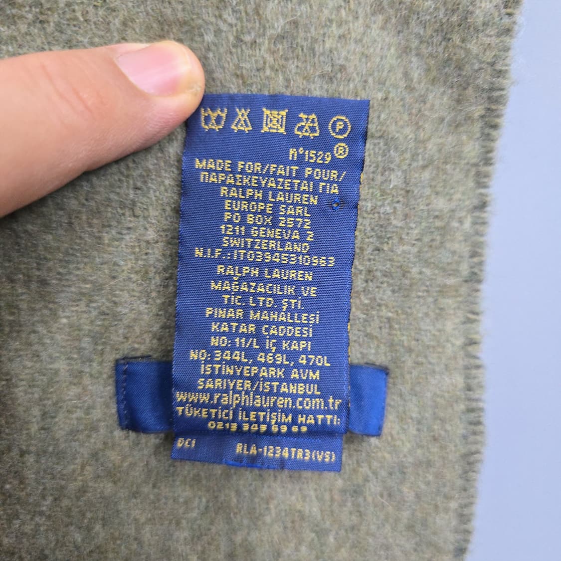 폴로랄프로렌(Polo Ralph Lauren) 램스울 머플러 목도리 상품이미지6