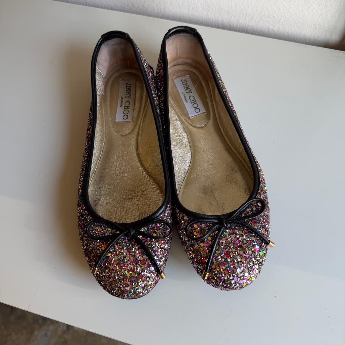 지미츄 글리터 플랫 슈즈 상품이미지1