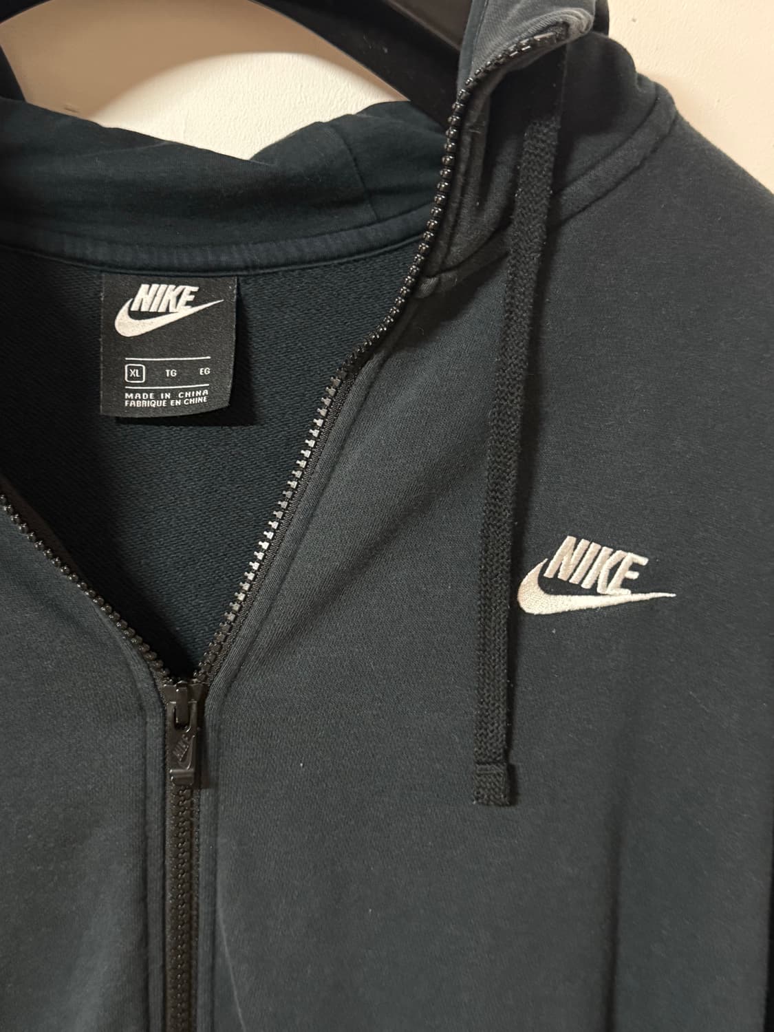 나이키 스우시 블랙 후드집업 XL 상품이미지4