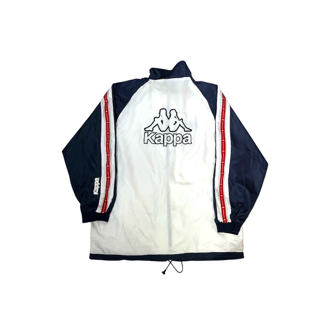 카파 네이비 화이트 올드스쿨 빅 로고 바람막이 자켓 M 상품이미지6