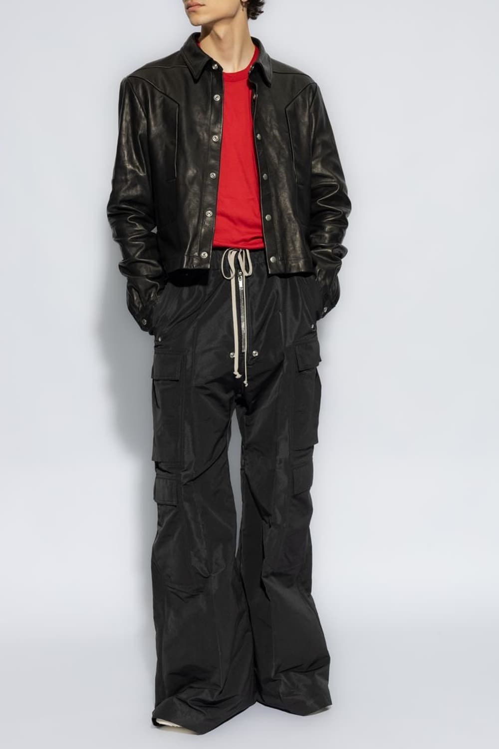 [50] 릭오웬스 FW23 LUXOR 앨리스 레더 셔츠 자켓 상품이미지4