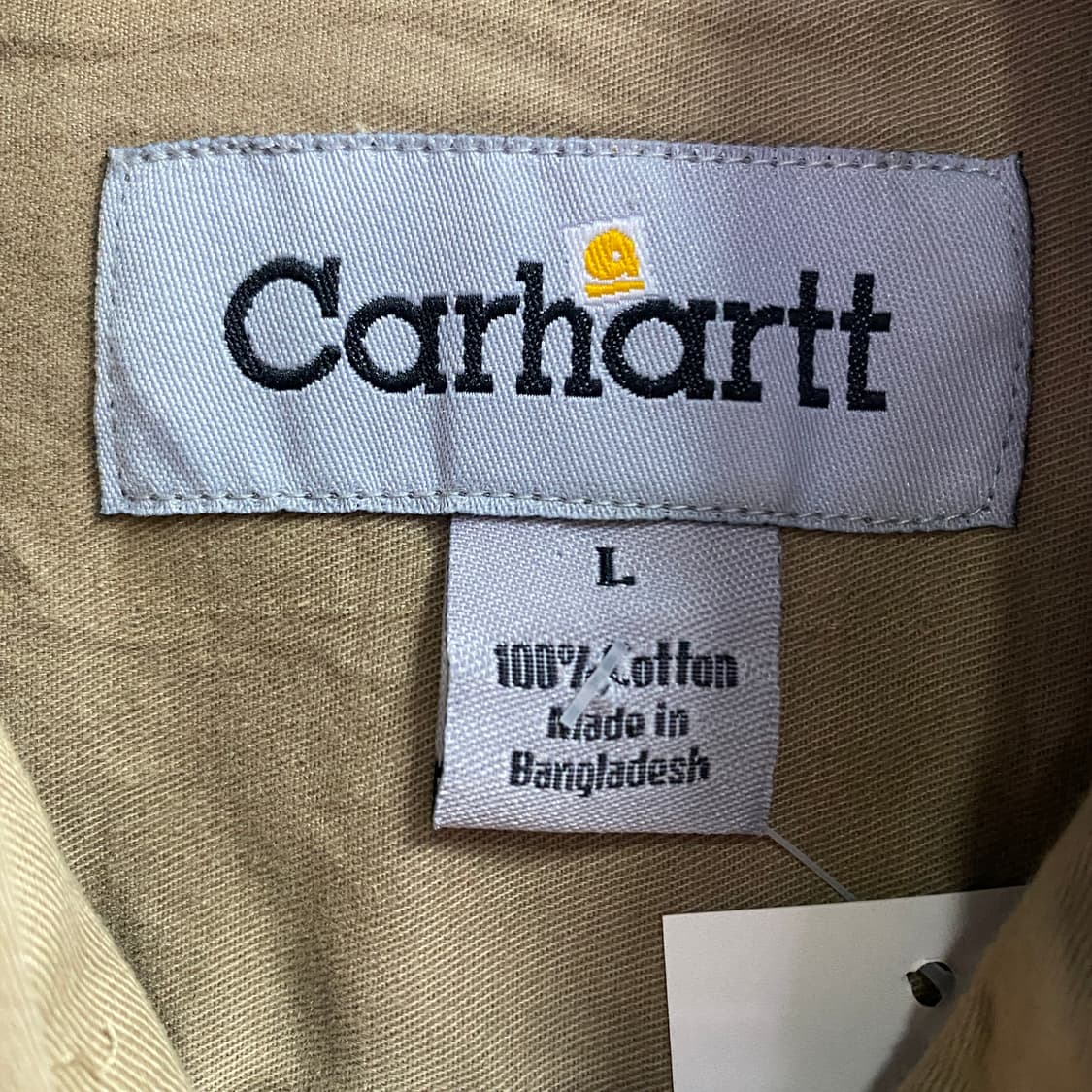 칼하트 포켓로고 베이지 투포켓 셔츠 B4030 상품이미지4
