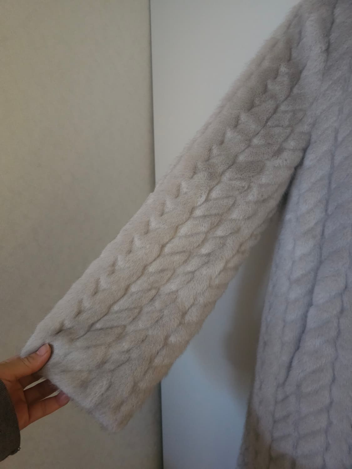 폴앤조 후드 에코퍼 롱코트 상품이미지3