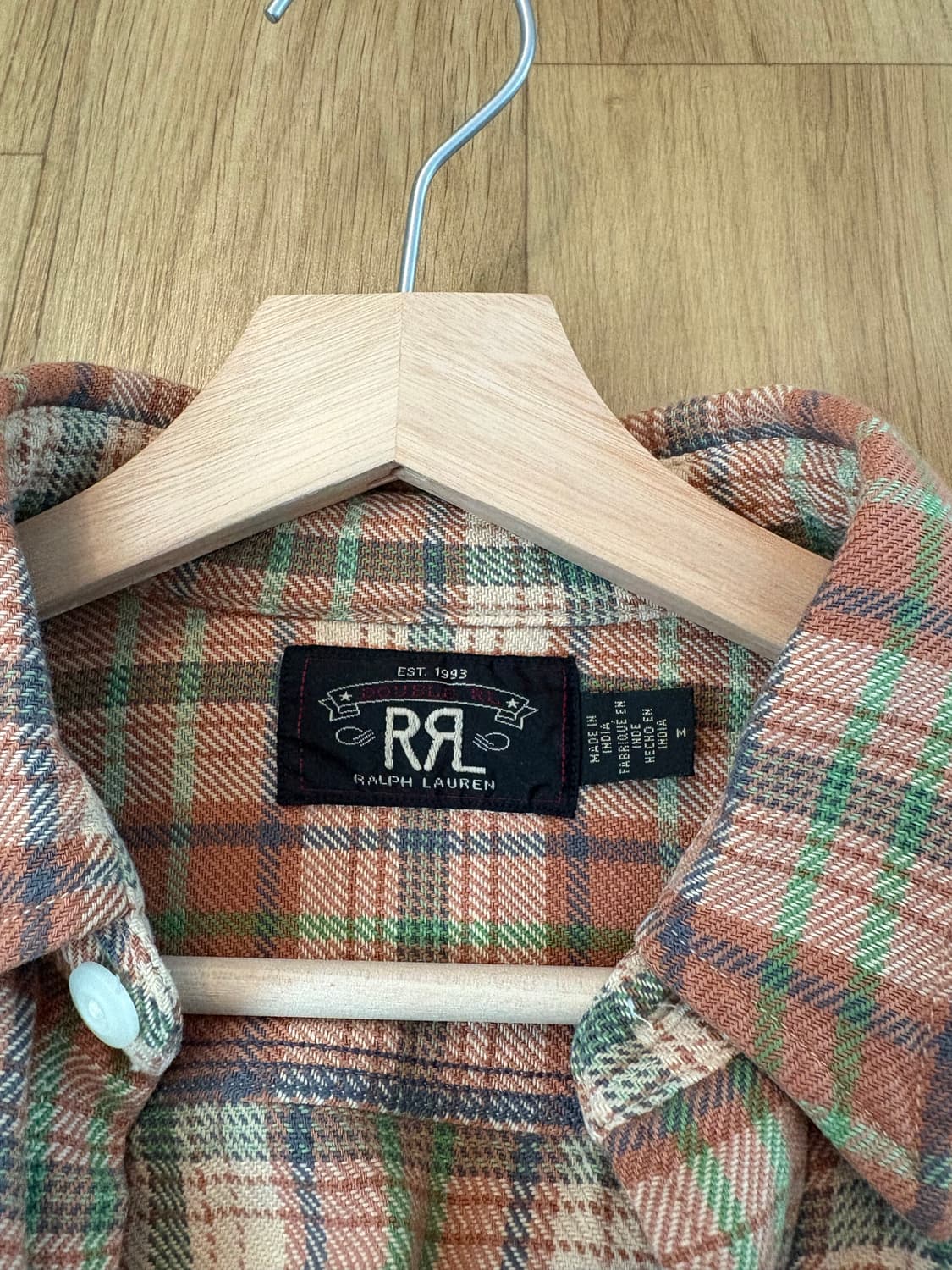 더블알엘 플란넬 워크 셔츠 M 상품이미지2