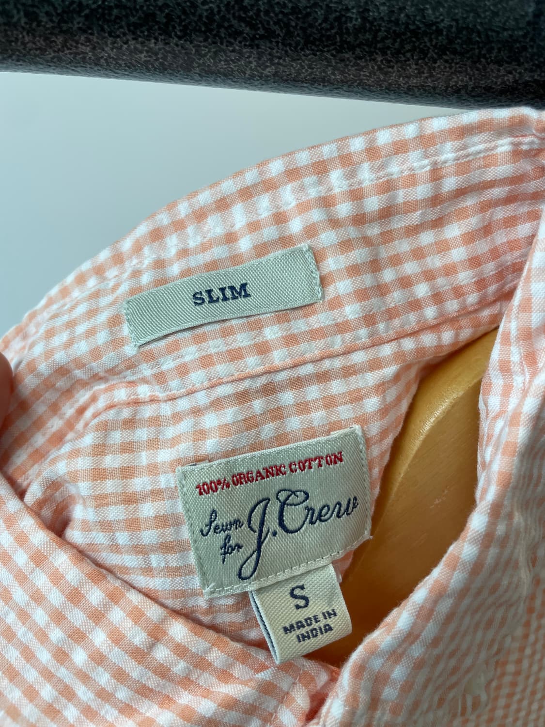 (S) jcrew 제이크루 체크 시어서커 셔츠 상품이미지3