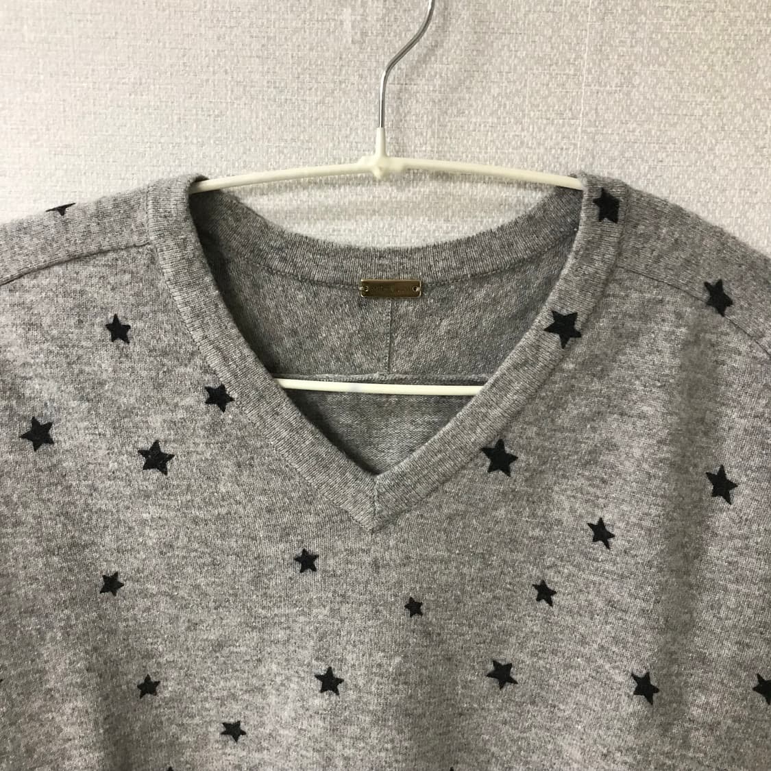 MICA&DEAL star V-neck knit 별 브이넥 니트 상품이미지2