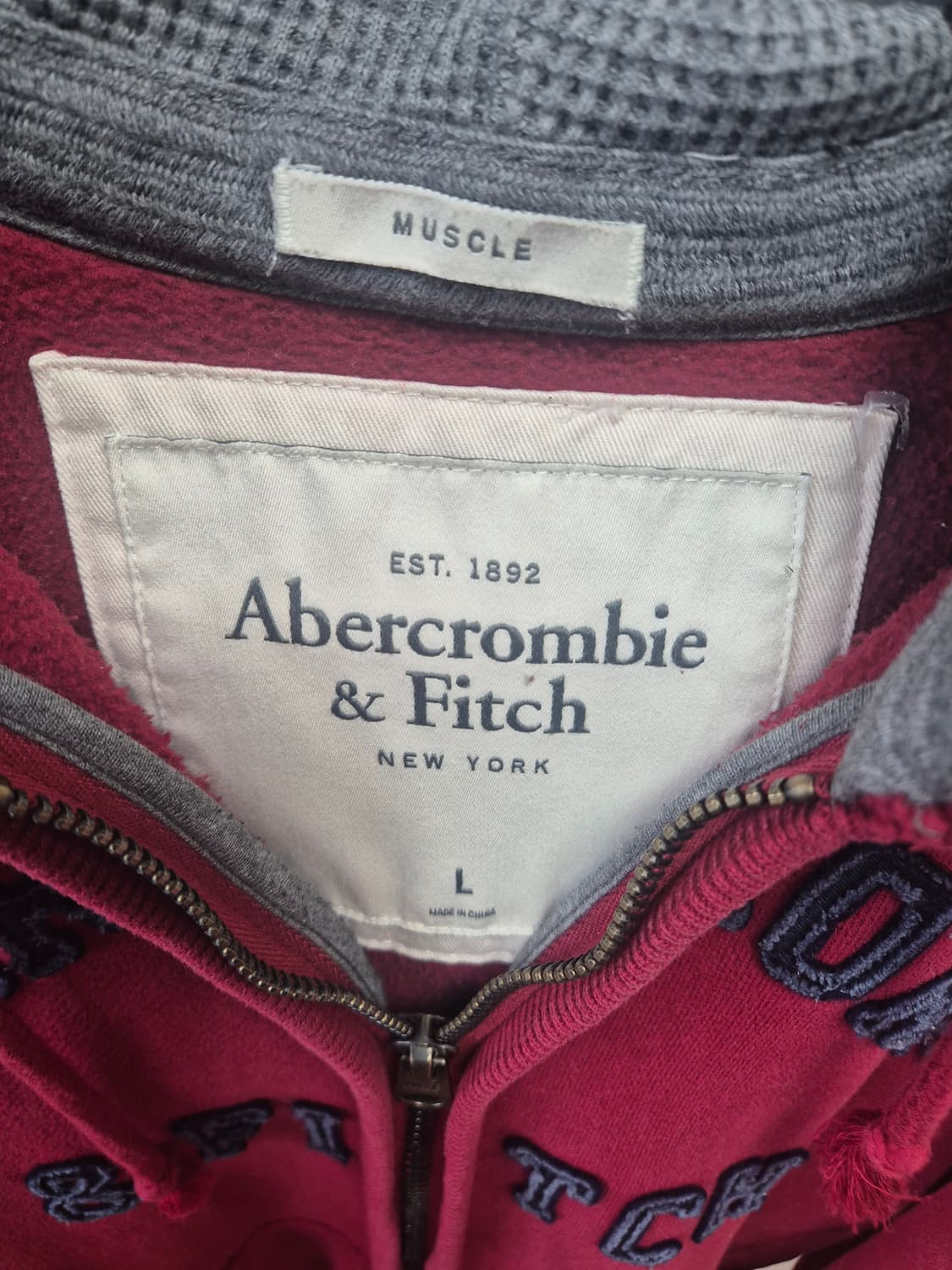 아베크롬비 머슬핏 후드집업 상품이미지2
