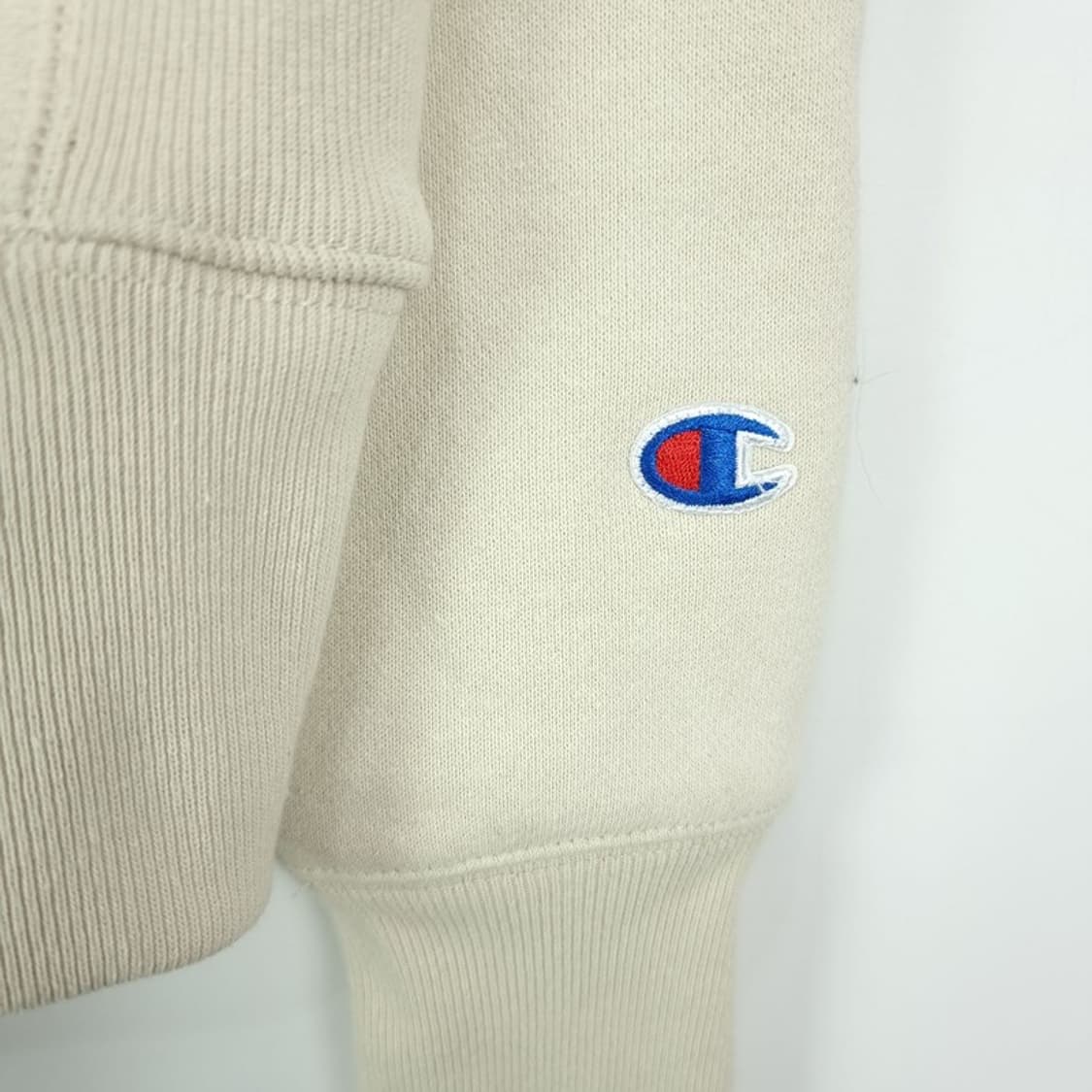 [챔피온] 구글 자수 오버핏 후드티 아이보리 M18786 상품이미지7