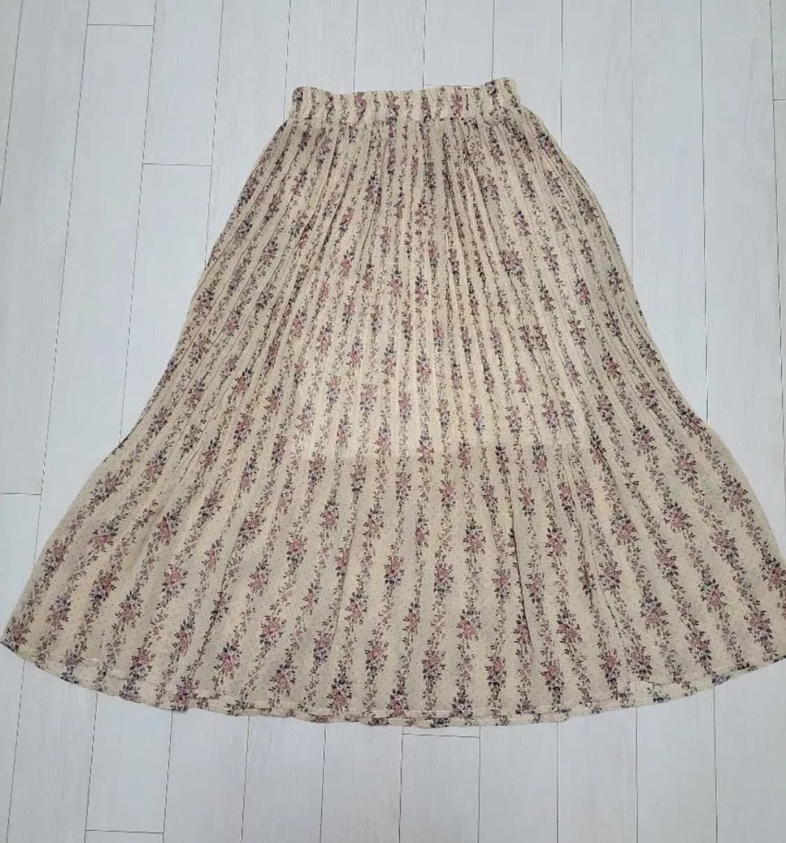 급처새상품SOUP숲 러블리주름롱치마 쟈니헤잇재즈st레니본st오즈세컨st 상품이미지1