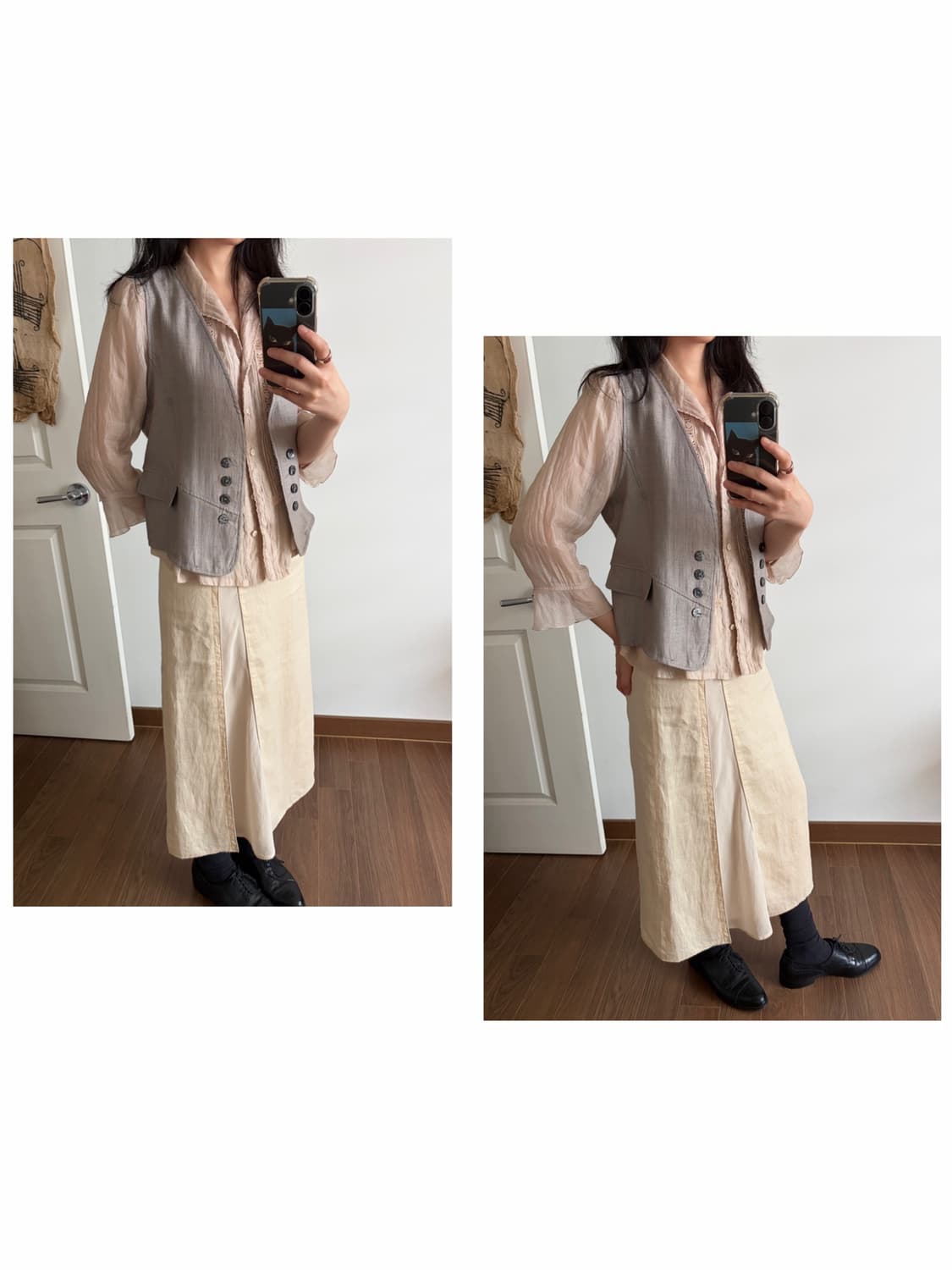 glossy vest 상품이미지5
