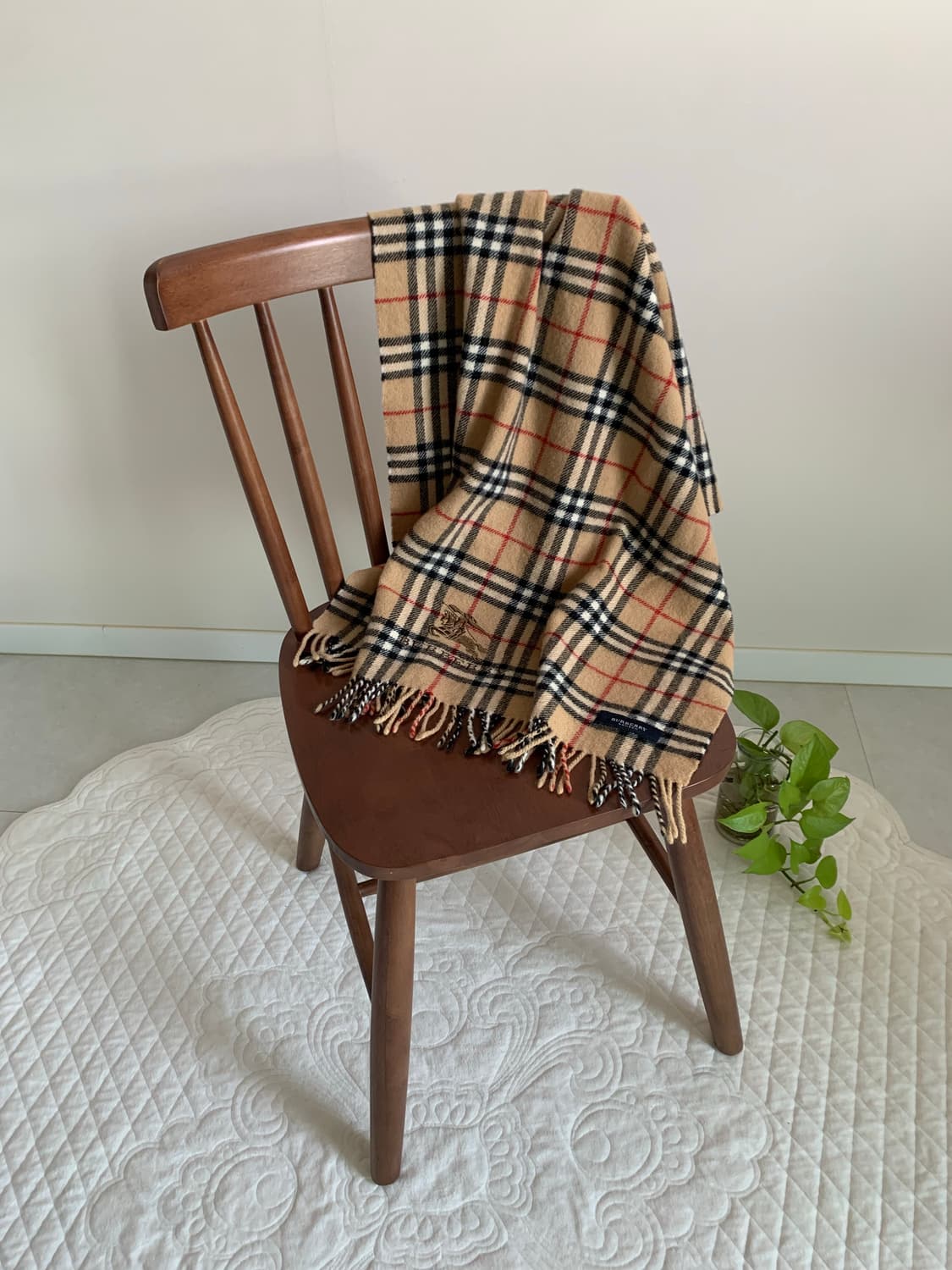 버버리 퓨어 울 무릎담요 상품이미지1
