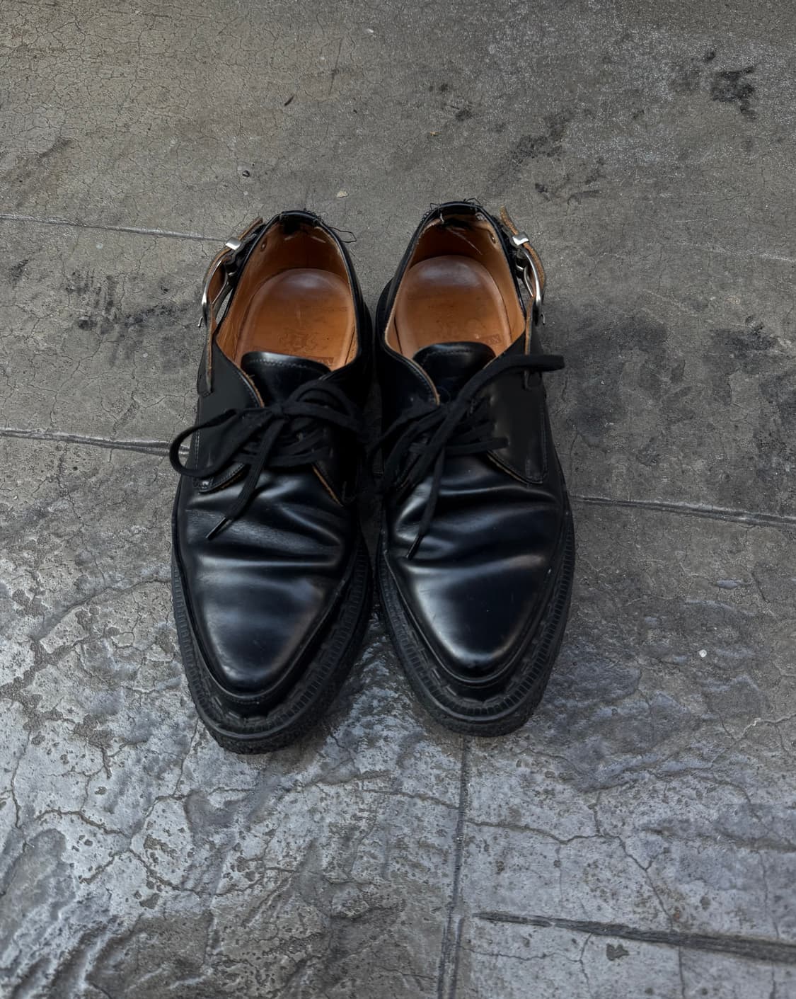 꼼데가르송x조지콕스 사이드 벨트 러버솔 슈즈 상품이미지3