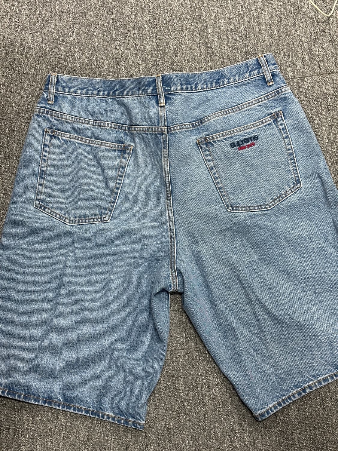 슈프림 배기 대님 쇼츠 워시드 인디고 25 ss (36) 상품이미지2