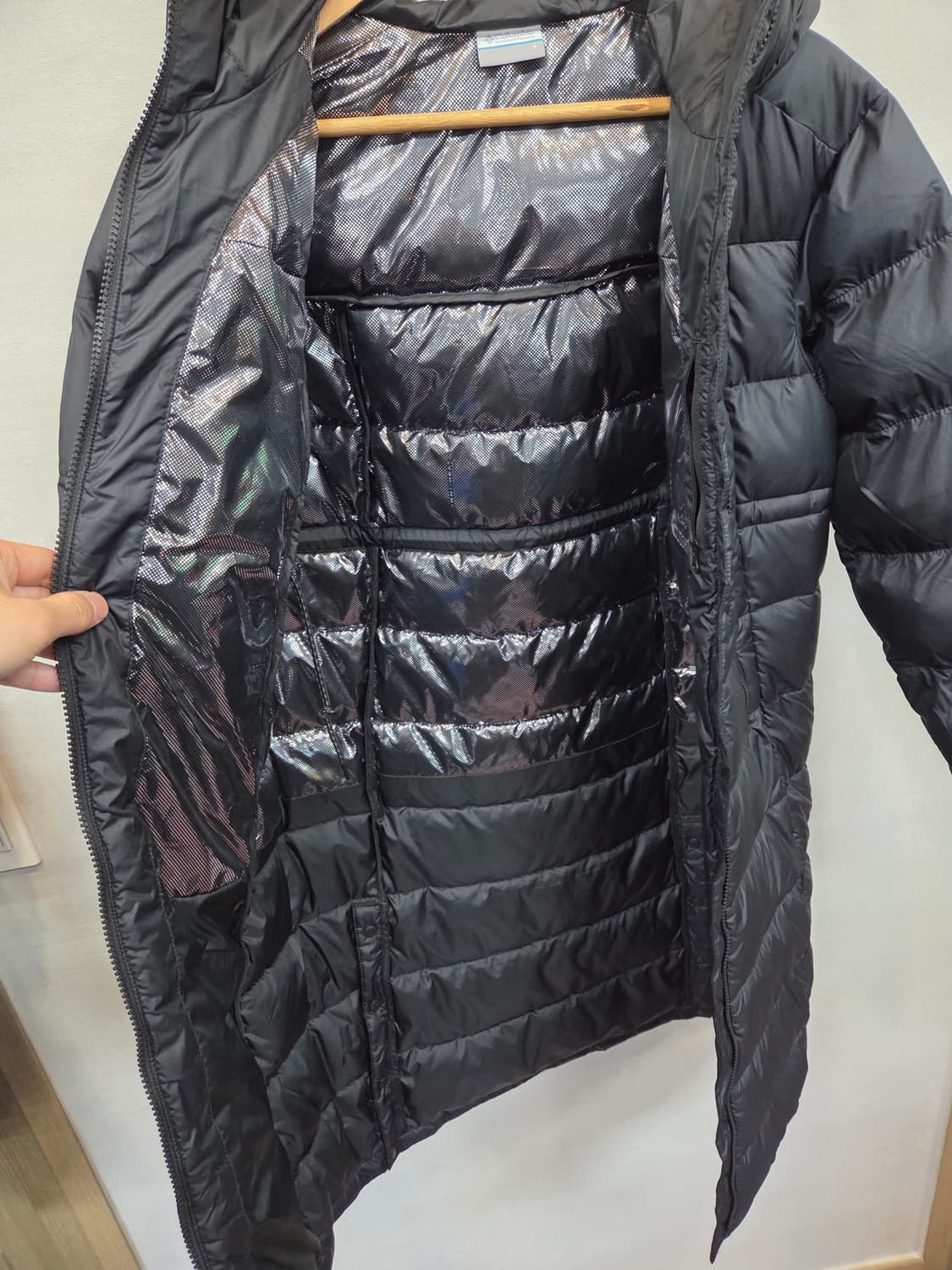 컬럼비아 여성 투웨이 옴니히트 롱패딩 s 90 상품이미지5