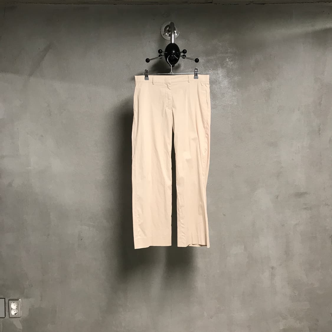 질샌더 베이지 코튼 팬츠 36 상품이미지1