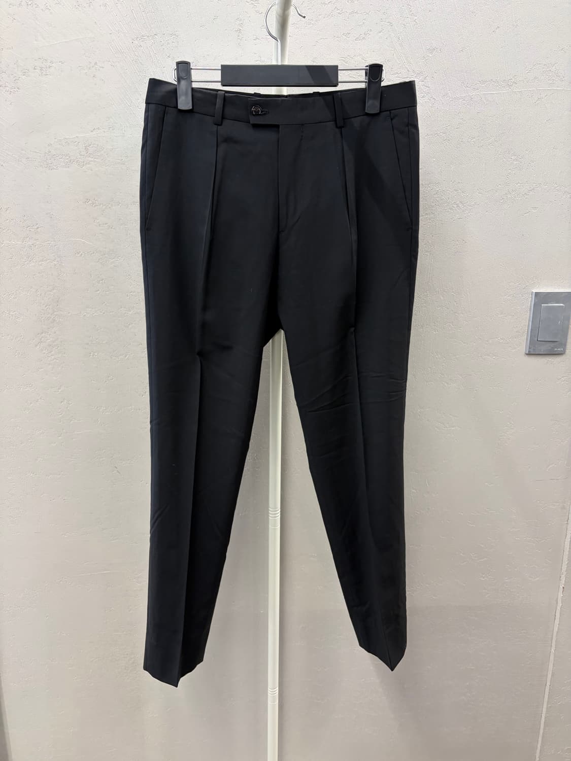 솔리드옴므 블랙 슬랙스 46 상품이미지2