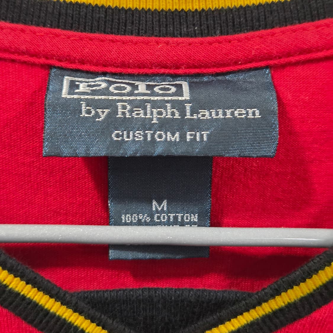 폴로랄프로렌 빅포니 스페인 유니폼 반팔티 M 상품이미지3