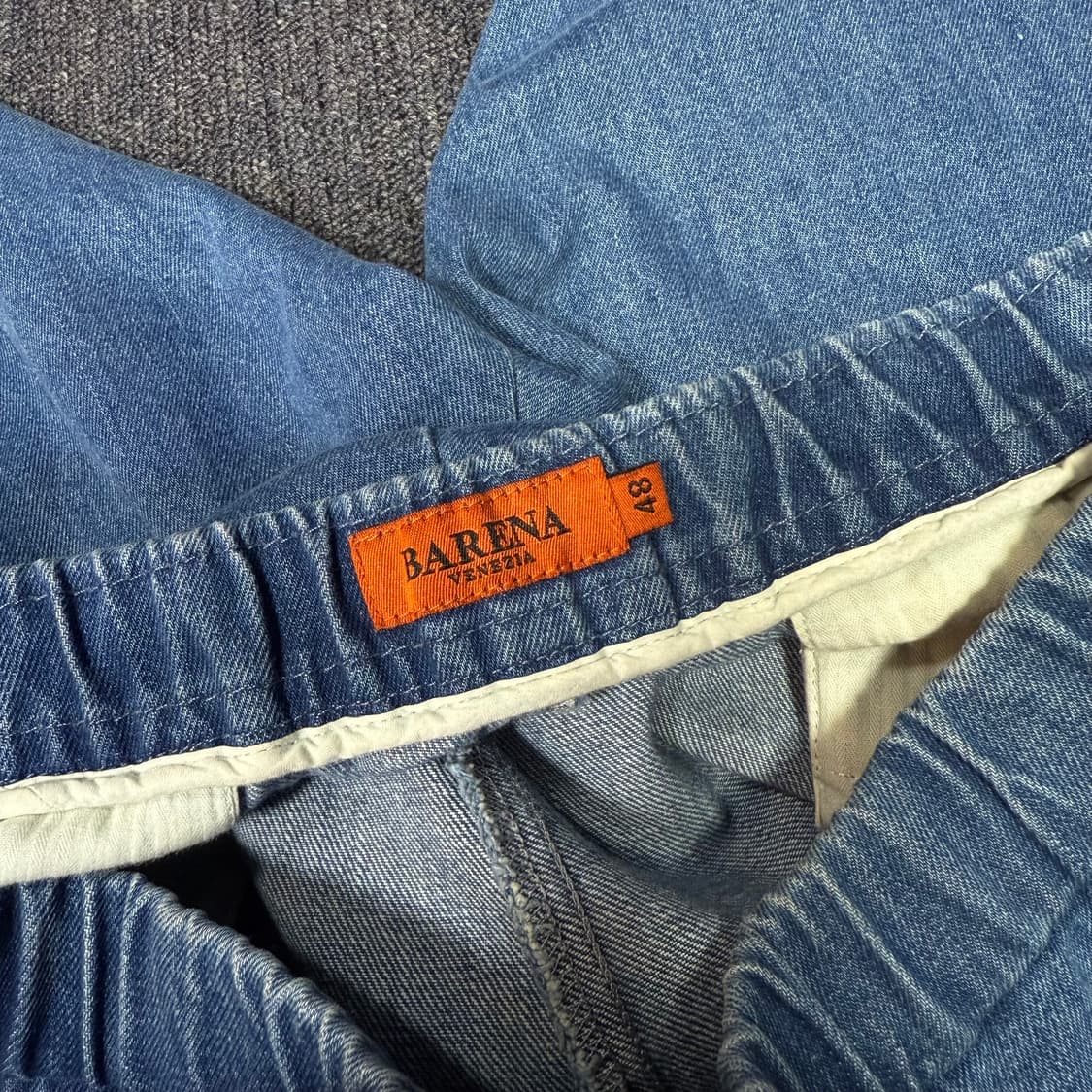 BARENA 바레나 밴딩 데님 팬츠 상품이미지7