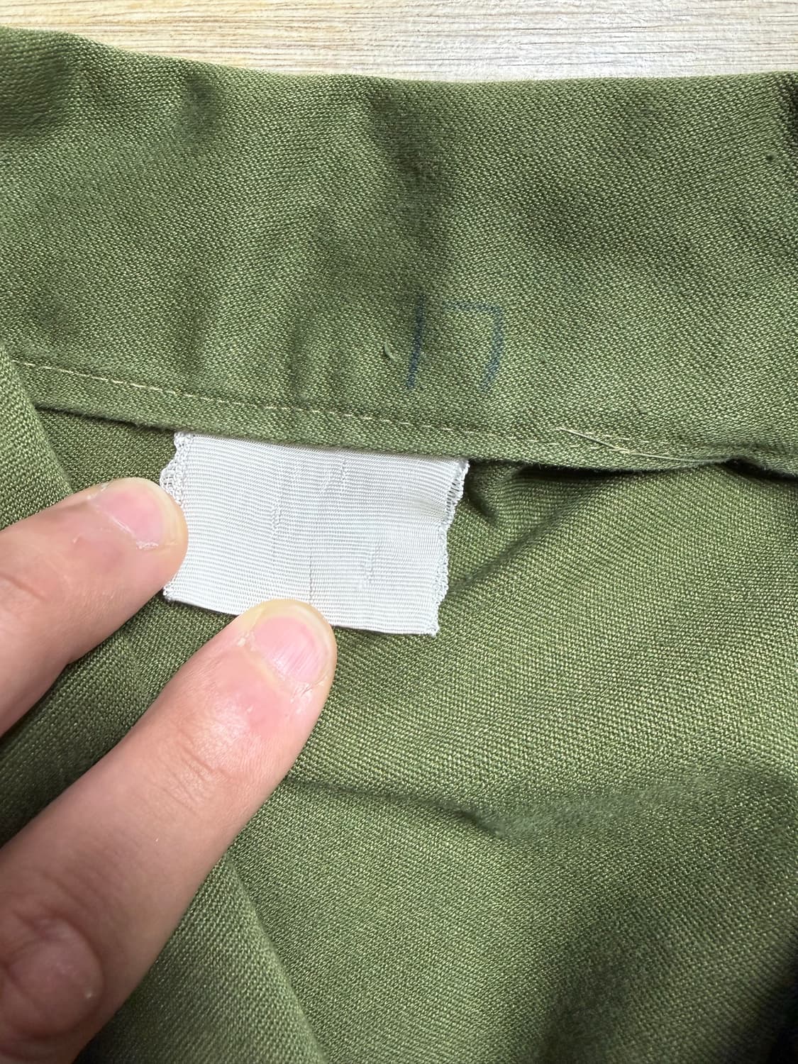 60s 스페인 밀리터리 셔츠 마르지엘라 원본 상품이미지2