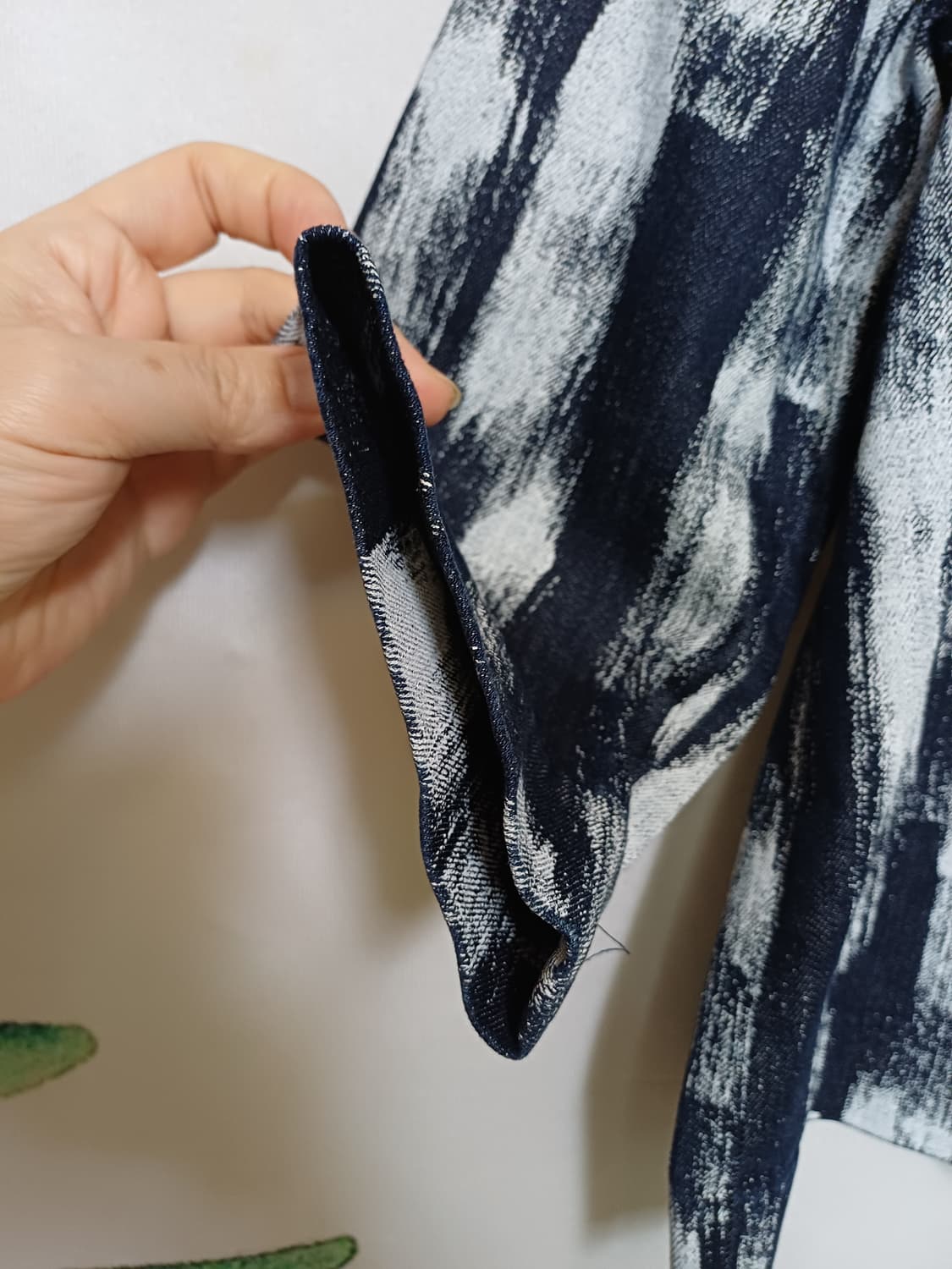 Free)코스 cos 데님 상의  상품이미지3