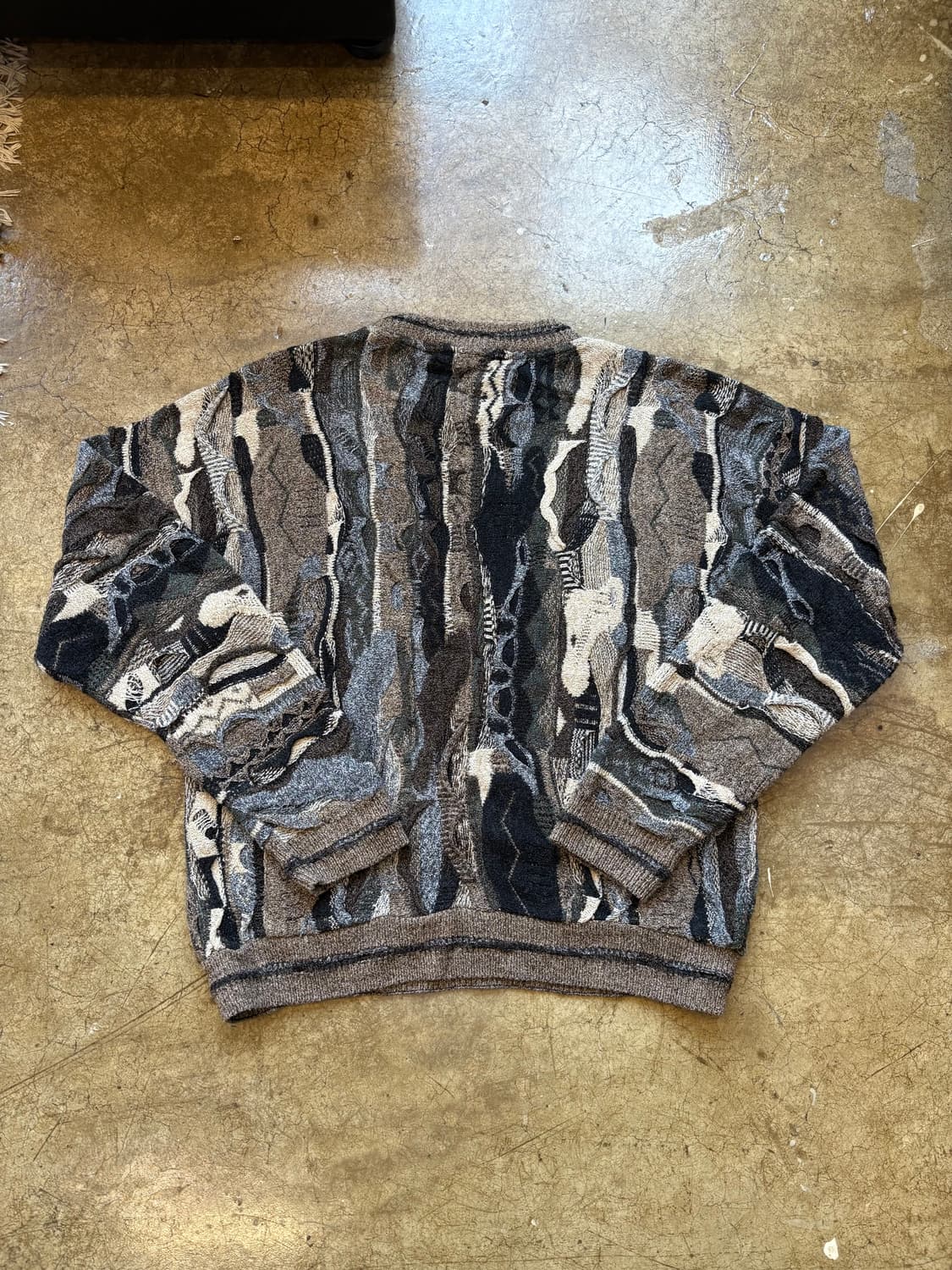 USA 빈티지 패턴 아크릴 스웨터 상품이미지5