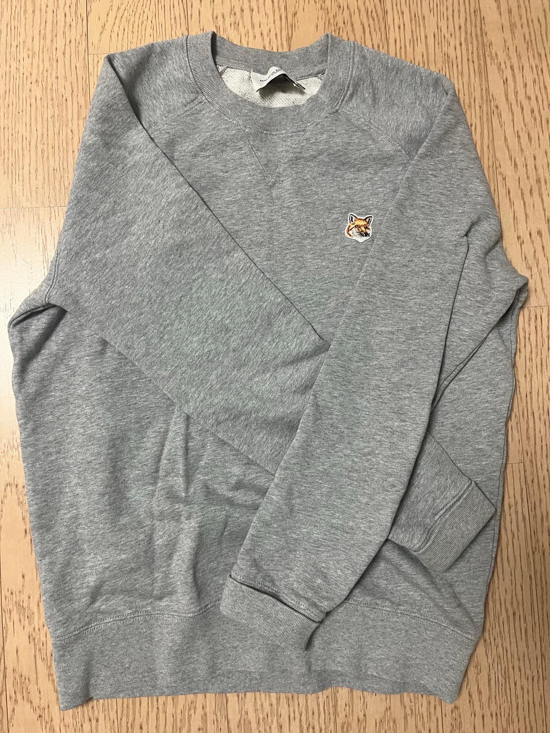 메종키츠네 그레이 멜란지 맨투맨 상품이미지1