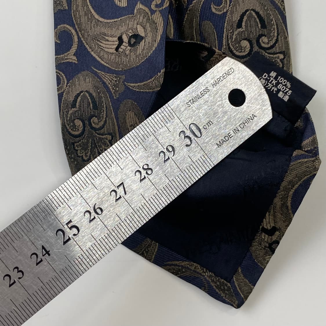 입생로랑(YSL) 페이즐리 명품 정품 넥타이 8.2cm 상품이미지7