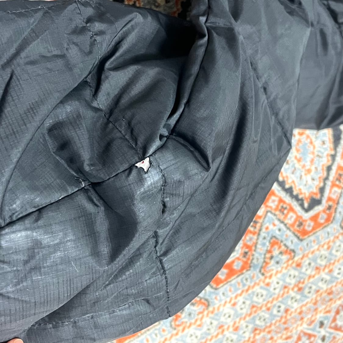 나이키 조던 블랙 덕다운 패딩 투웨이 점퍼 남성M 상품이미지10