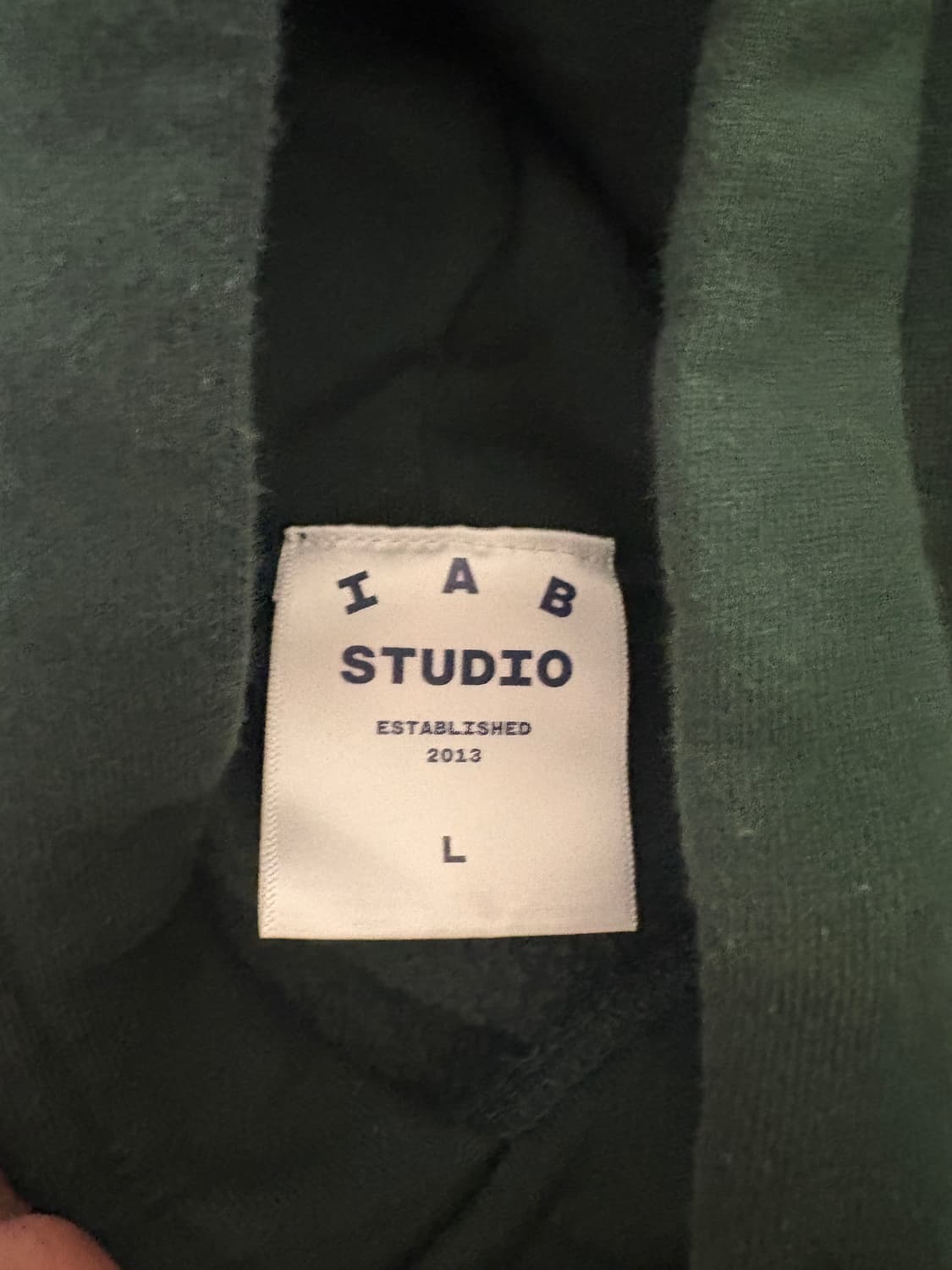 아이앱 딥그린 후드티 L 상품이미지2