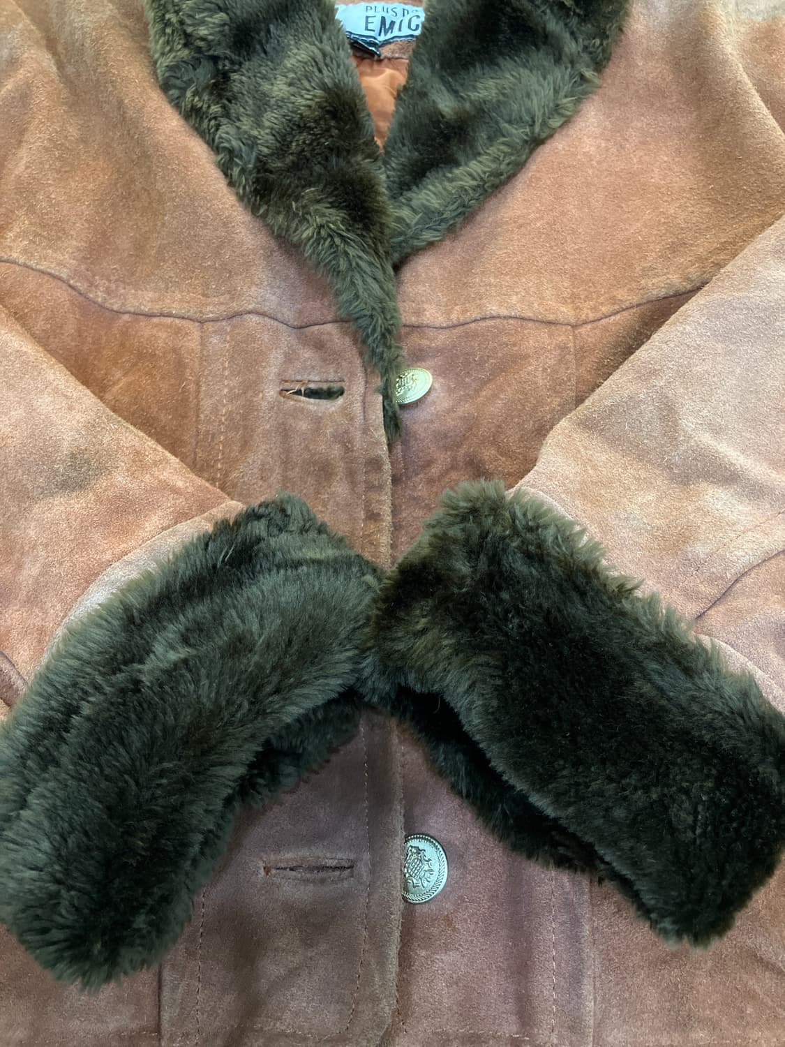 JPN VTG 빈티지 스웨이드 퍼 자켓 상품이미지5