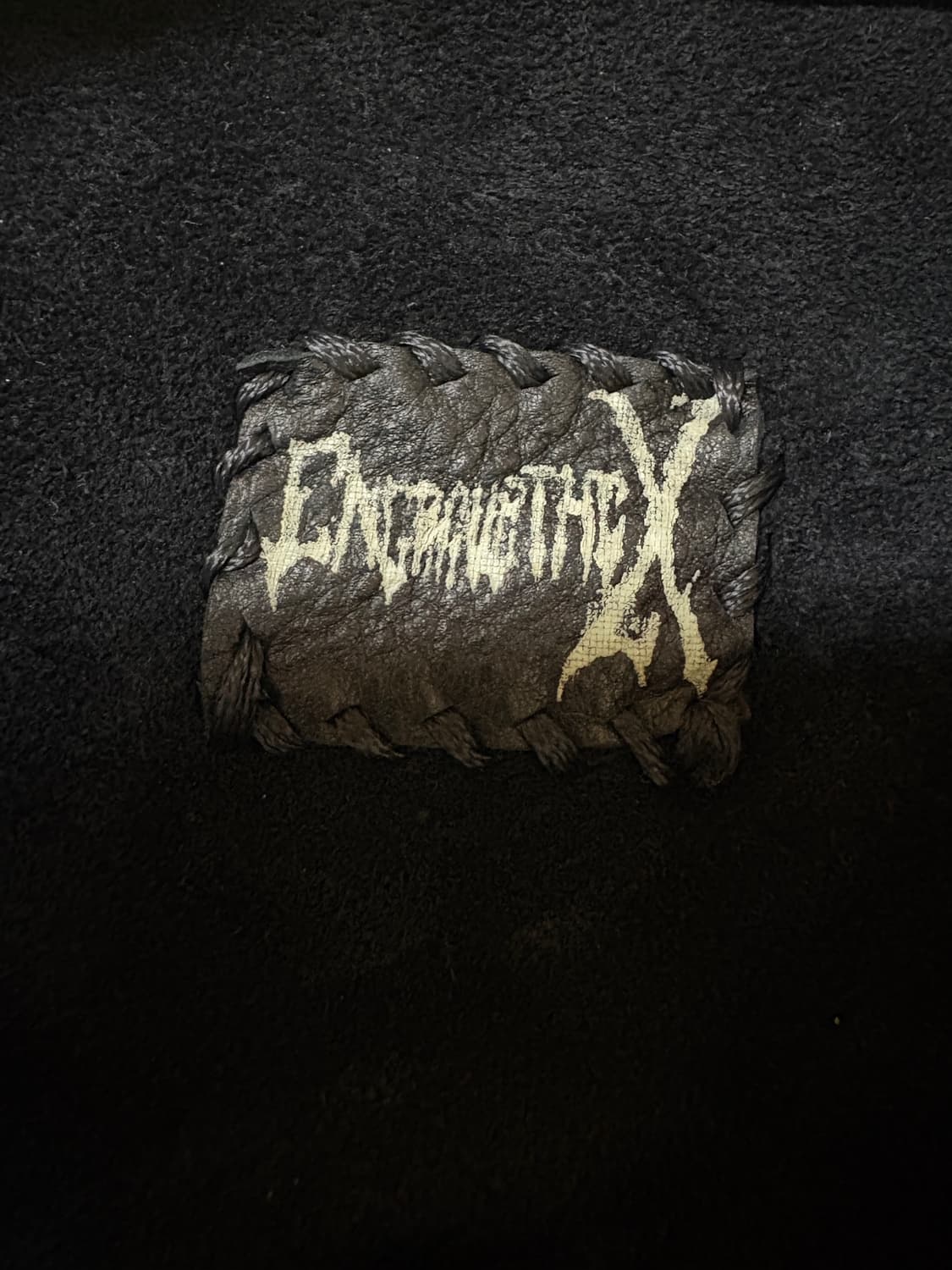 Engrave the cross 레더 자켓 상품이미지5
