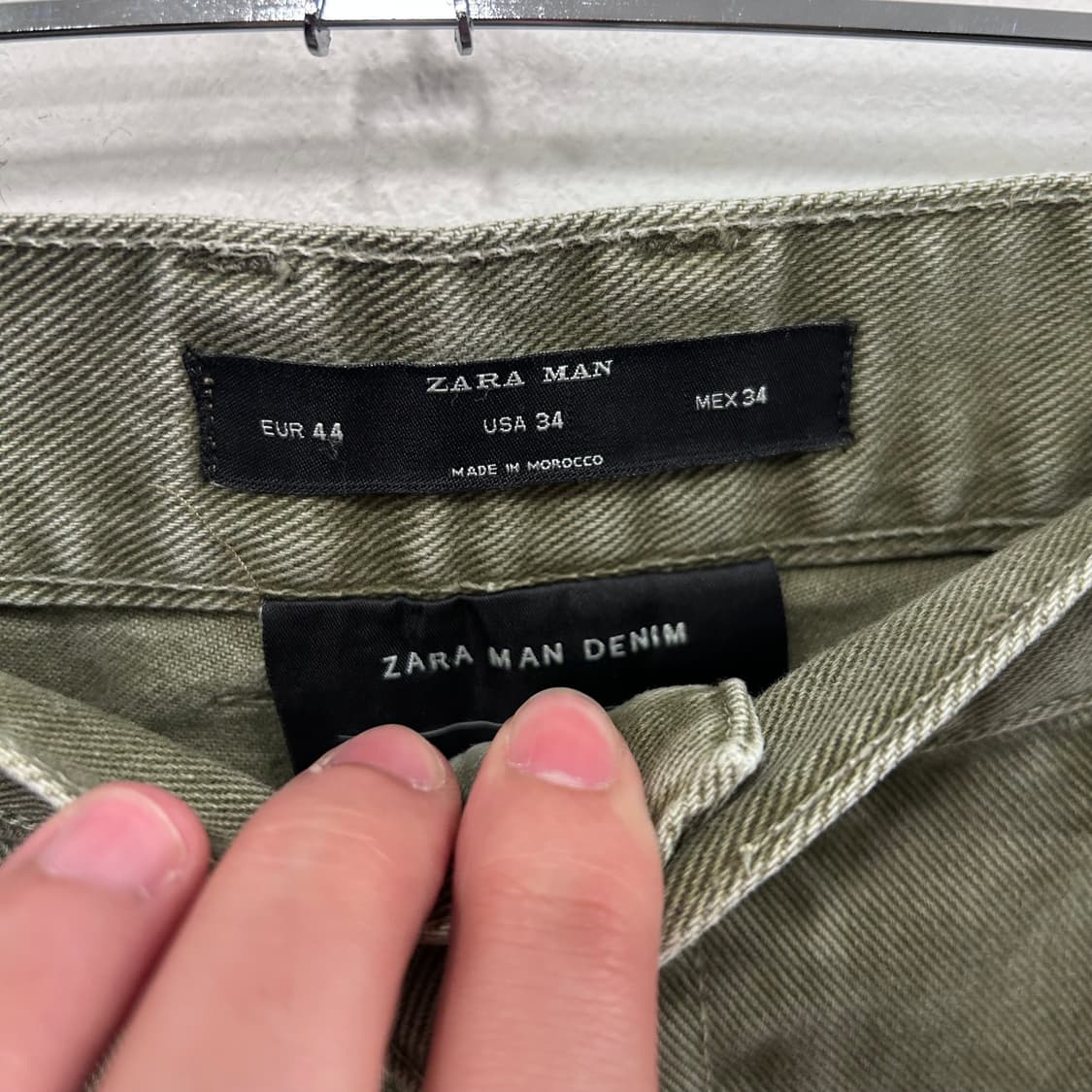 자라 맨즈 컨탬포러리 더블니 배기 10부팬츠 상품이미지3