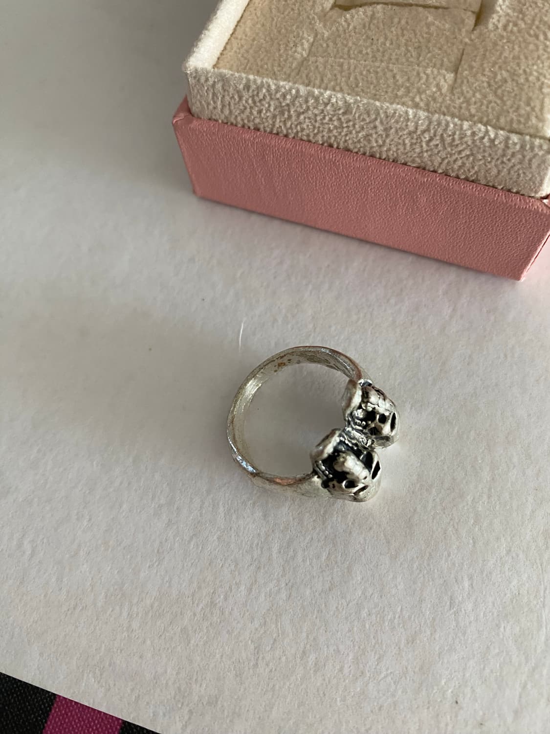 더블 해골 반지 상품이미지5