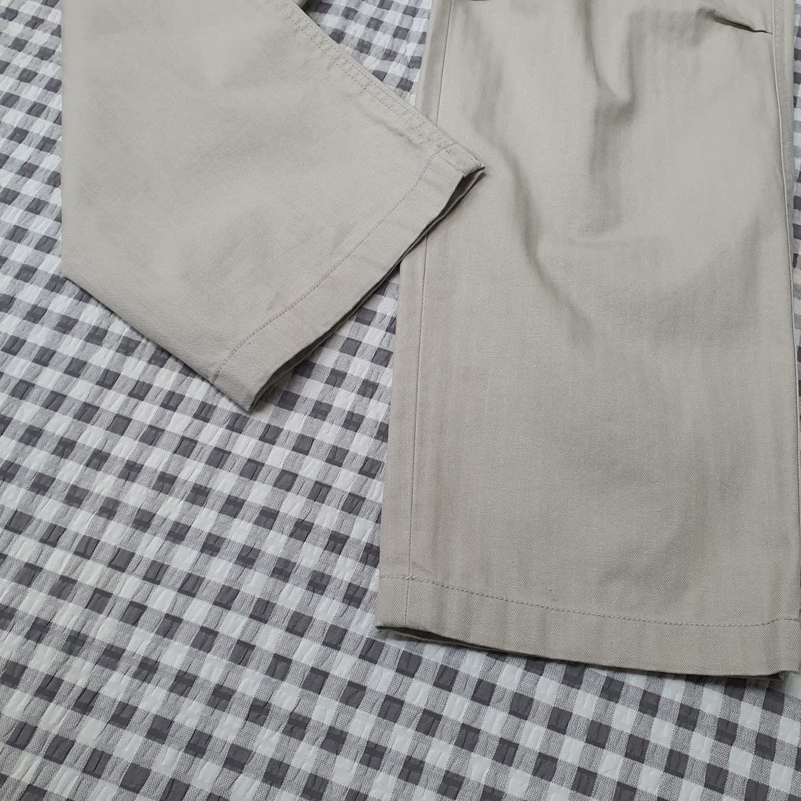 미착용 앤드지 와이드 면바지 남자31 상품이미지4