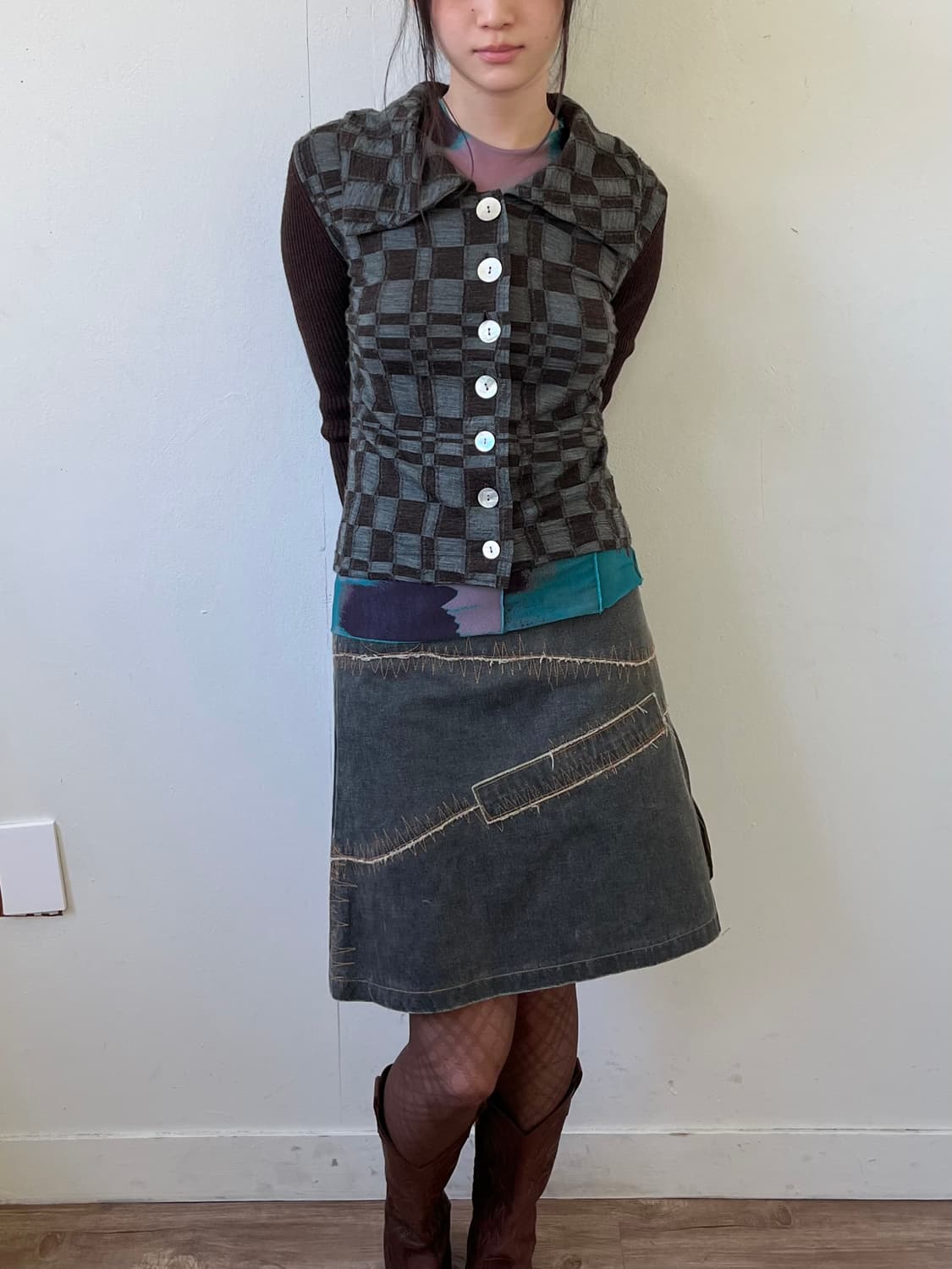 GIPSY BLUE 오버 카라 가디건 상품이미지8