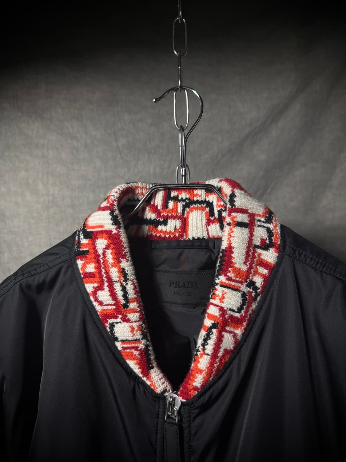 Prada x Raf Simons Re-Nylon Knit Bomber 상품이미지3