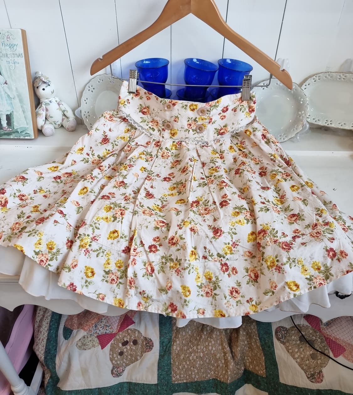 ARROW(애로우) 플라워 티어드 스커트 / 속치마 탈부착 상품이미지5