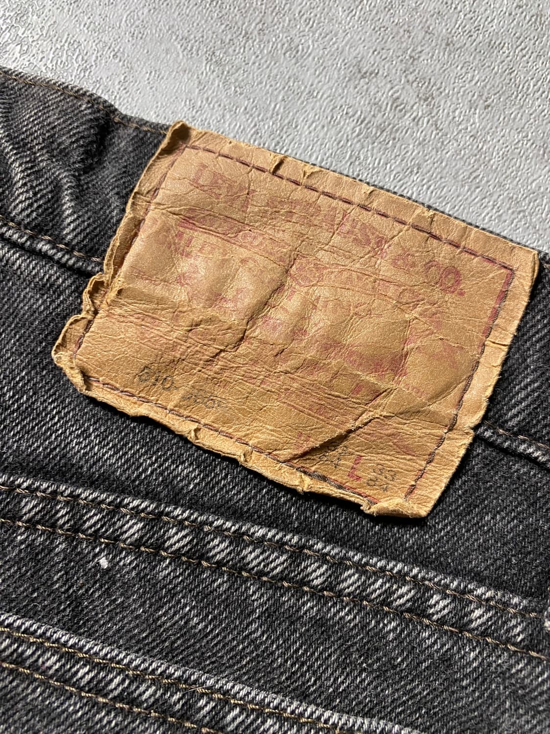 [30-31] 90s Levi's 510-5659 리바이스 흑청 데님팬츠 상품이미지8