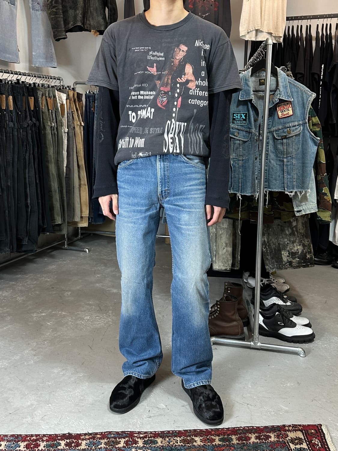 90's USA Made 빈티지 리바이스 517 오렌지탭 상품이미지2