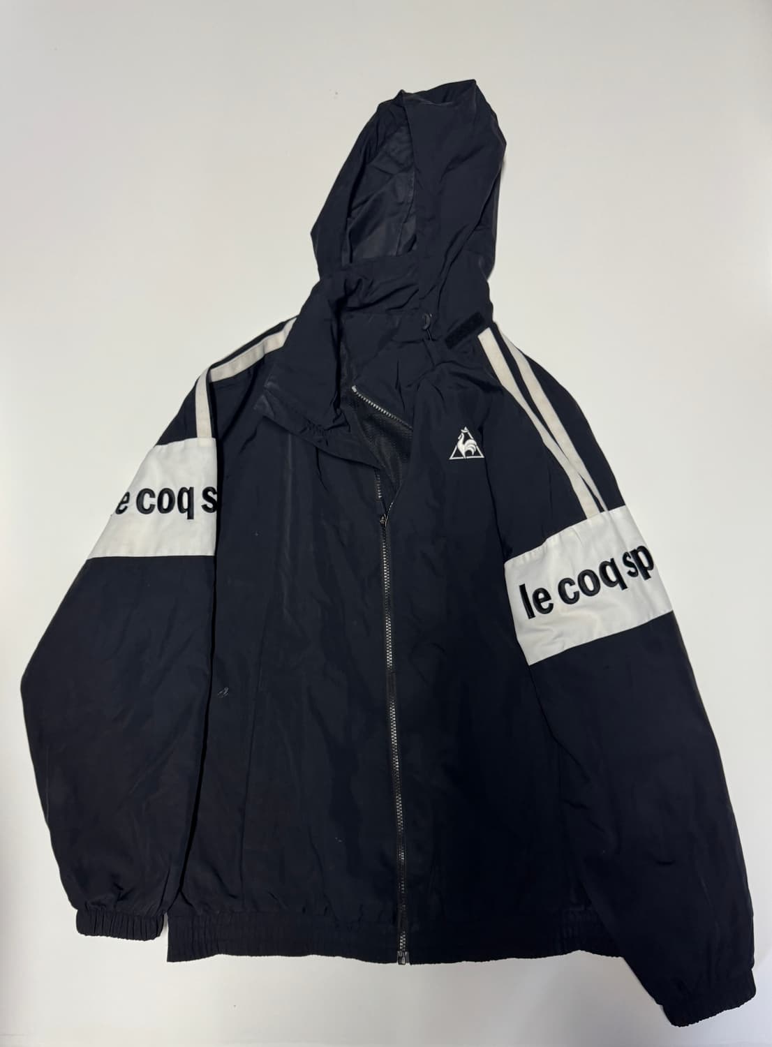 르꼬끄 스포르티브 오버핏 트랙 선데이 바람막이 블랙 상품이미지1