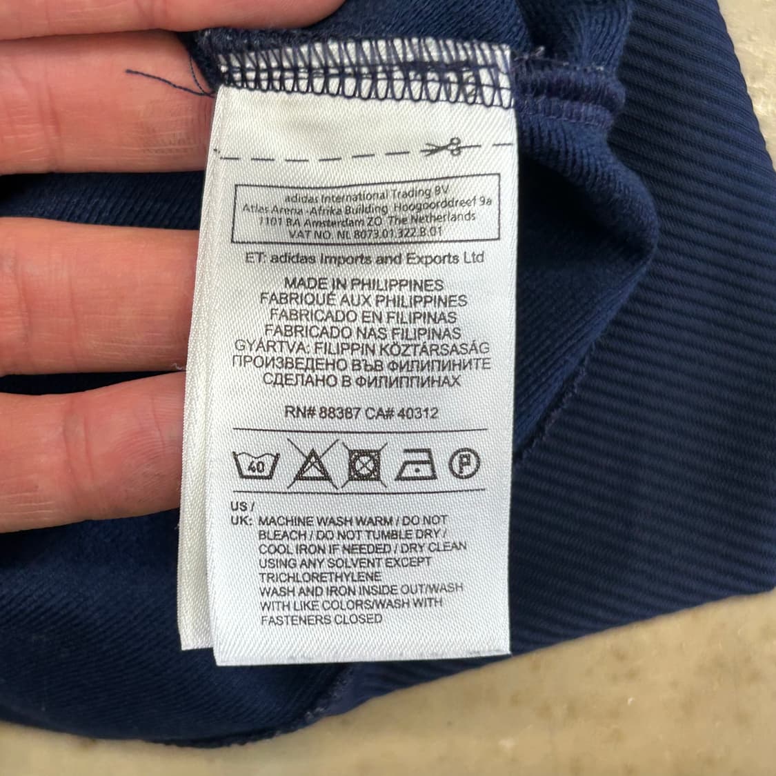 L 아디다스 파이어버드 네이비 트랙탑 상품이미지5