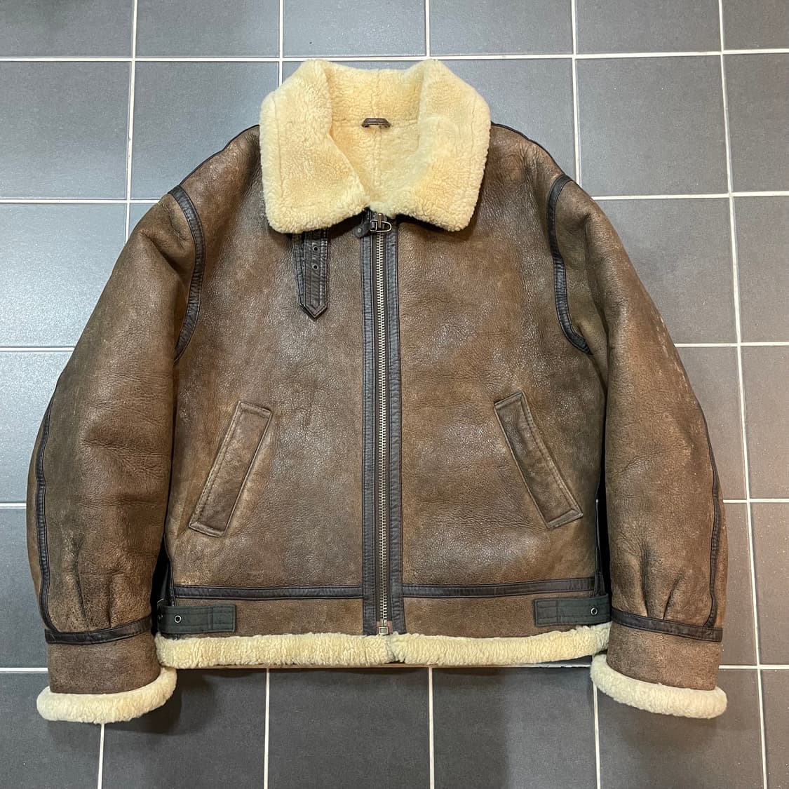 B-3 Leather jacket 상품이미지2