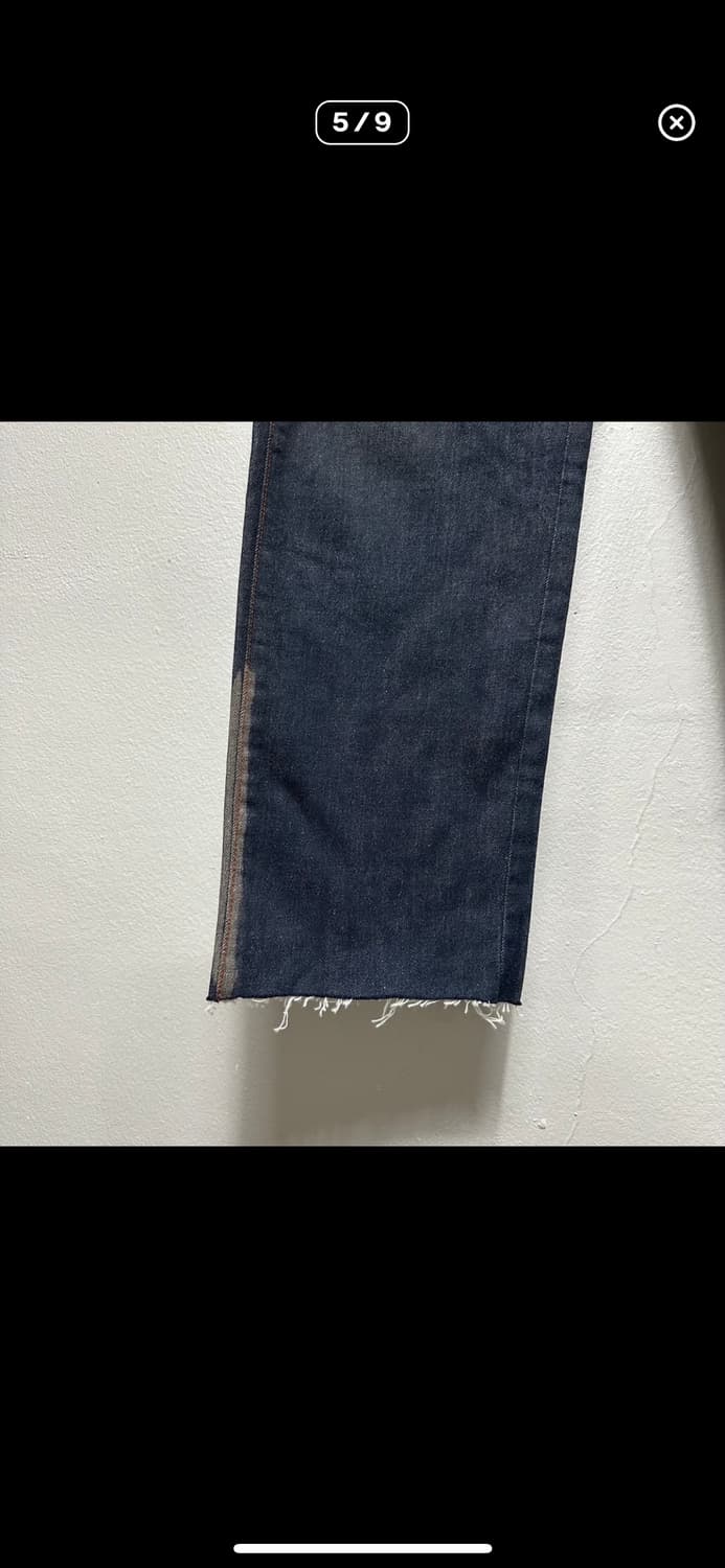 장폴고티에 레드스티치 생지 페인팅진 상품이미지5