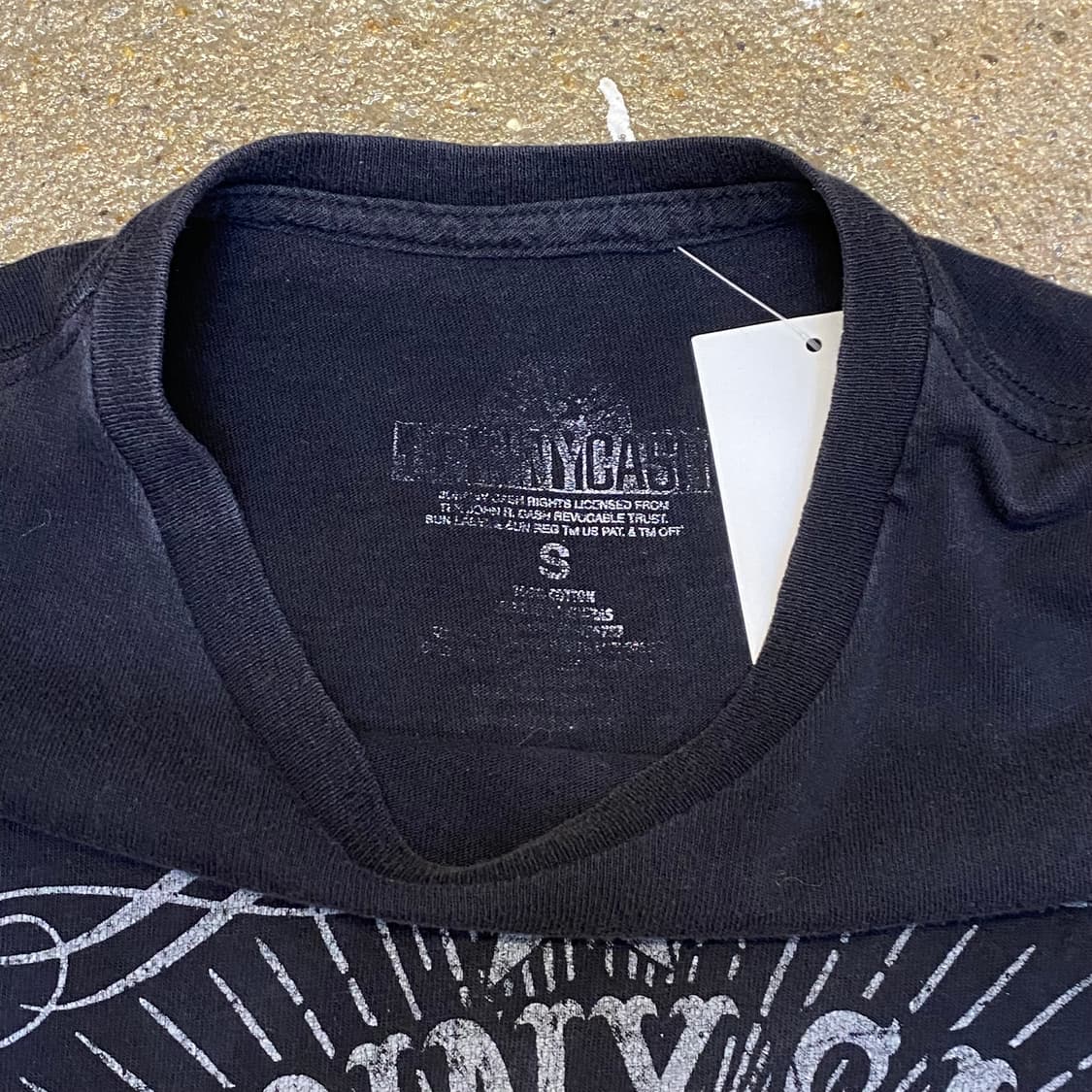 미국 빈티지 락 조니캐쉬 프린팅 티 락티셔츠 반팔티셔츠 상품이미지4