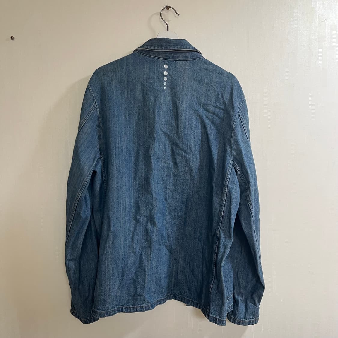 [XL] APC 아페쎄 페인트 가공 데님 자켓 상품이미지5