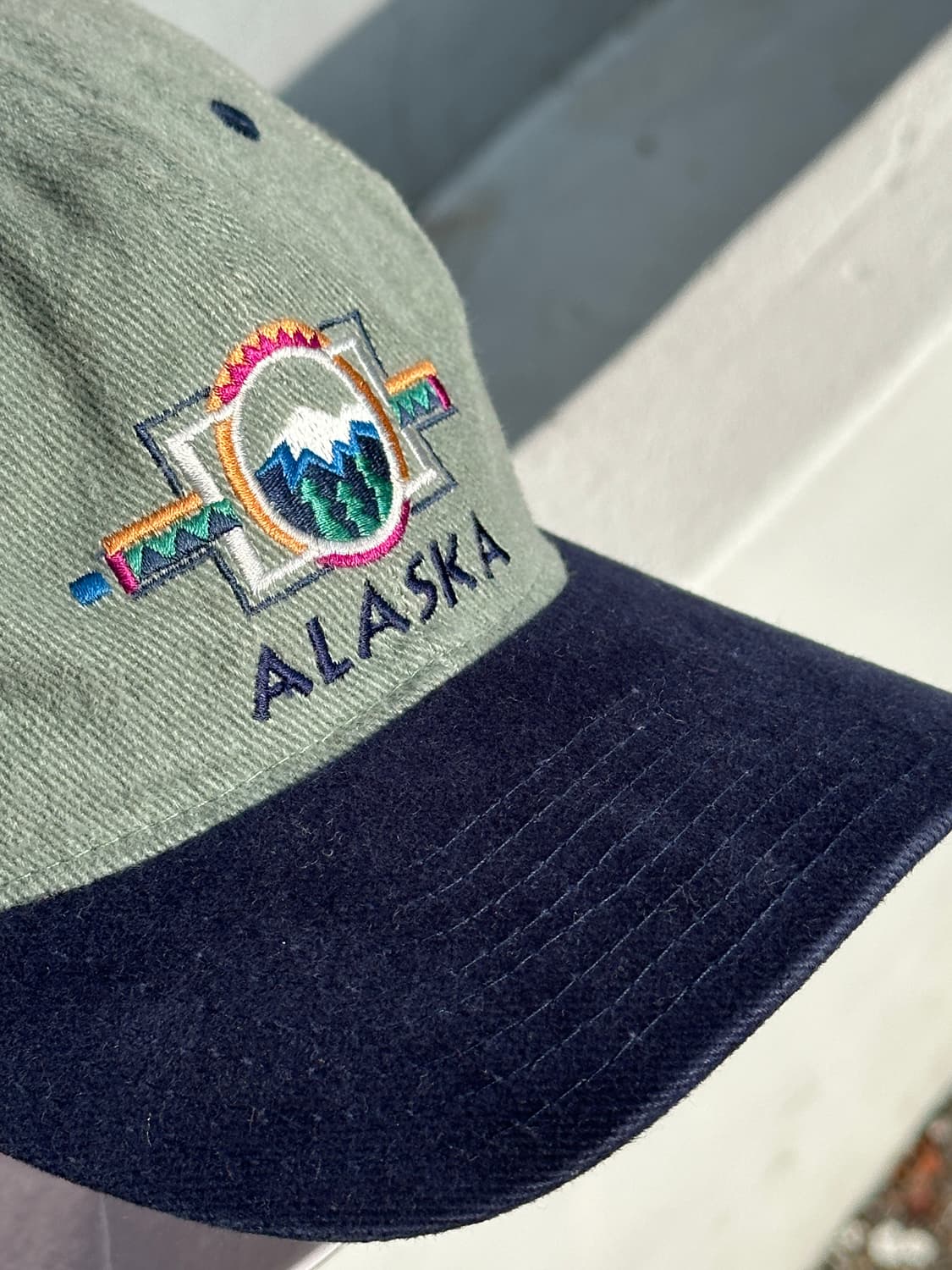 [F] 빈티지 알래스카 로고 볼캡 모자 상품이미지6